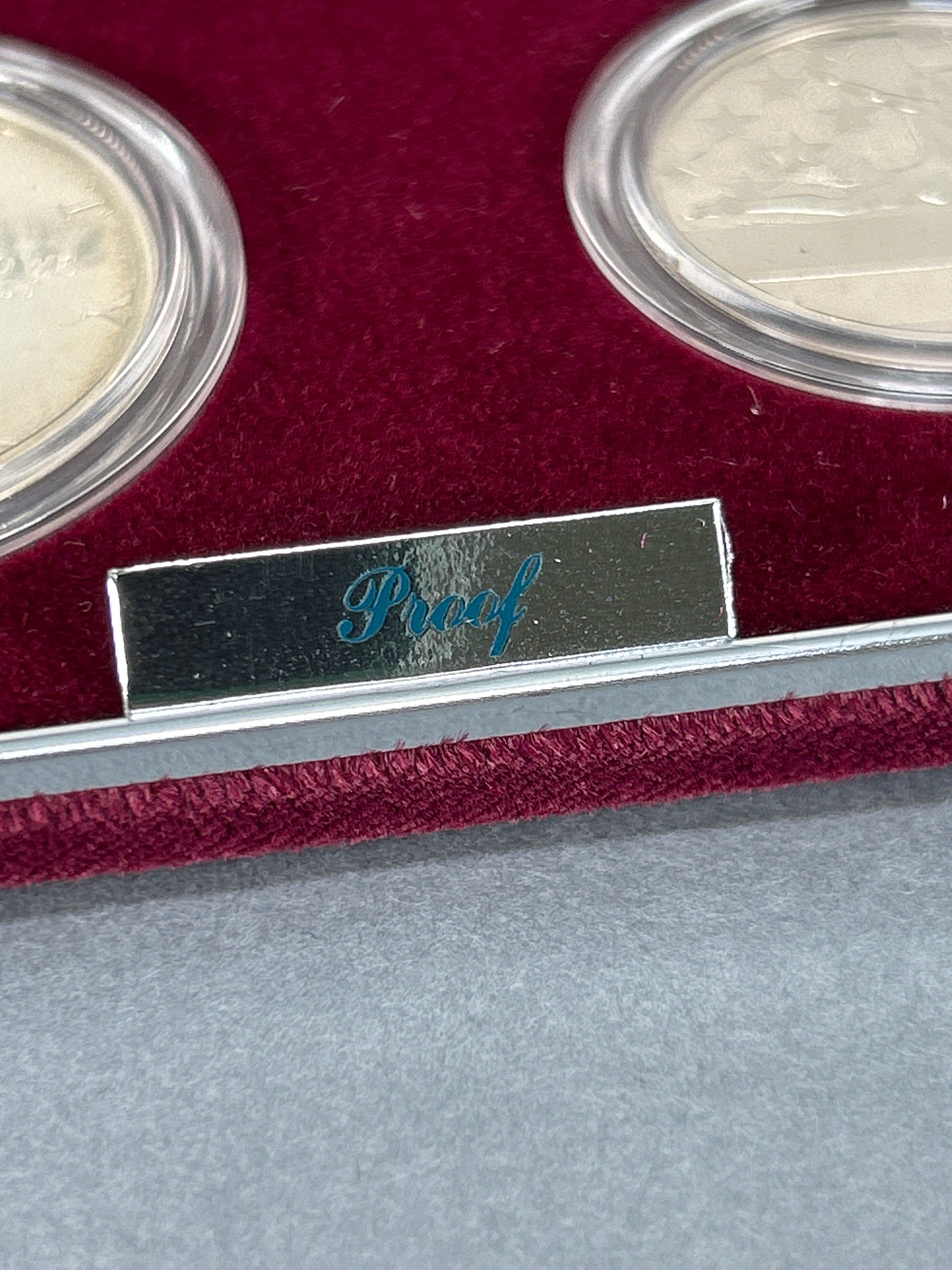 United States Mint 1992 Olympic Silver Coins (2)