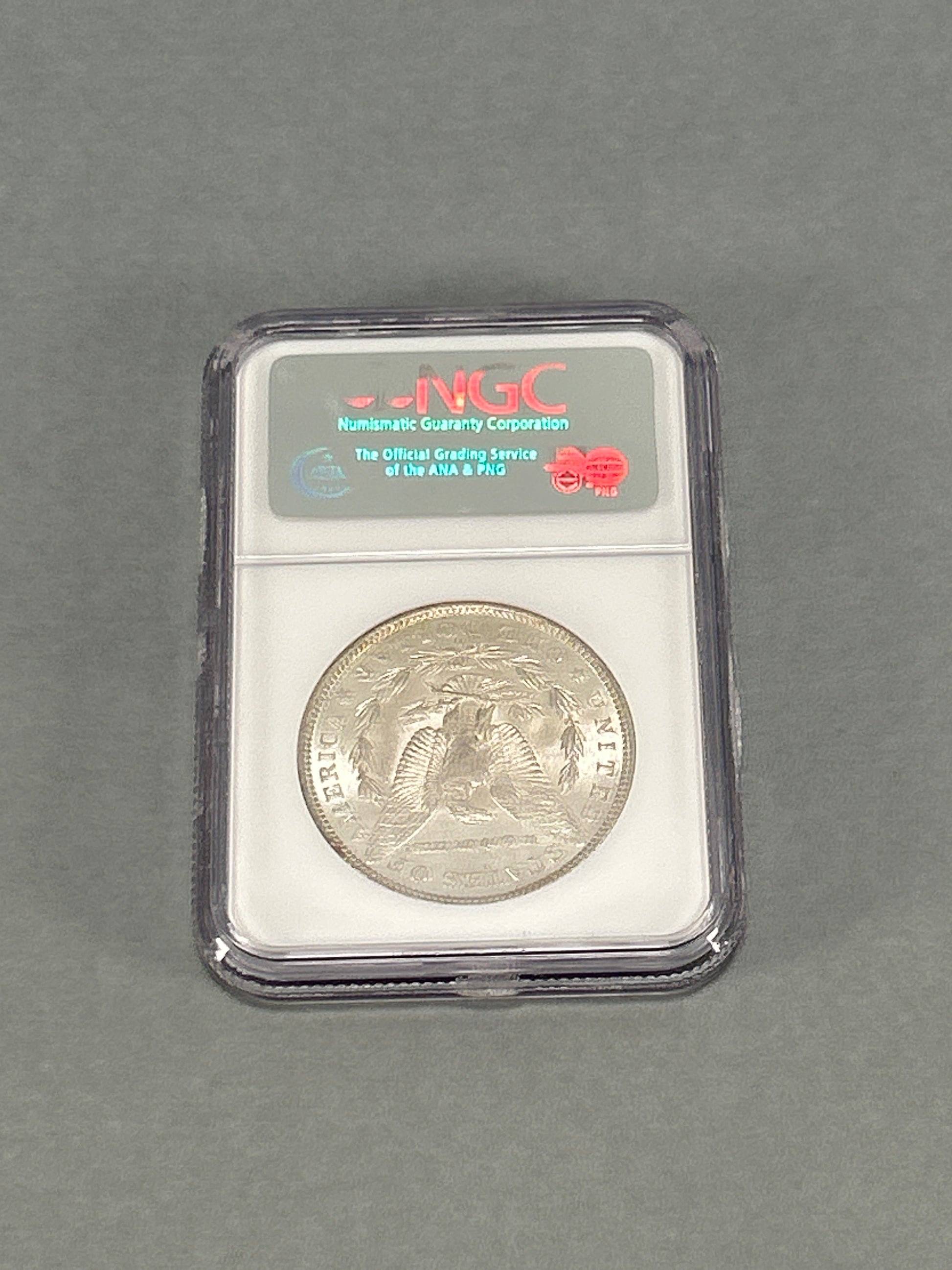 NGC Graded 1884-O Silver Morgan Dollar MS 63