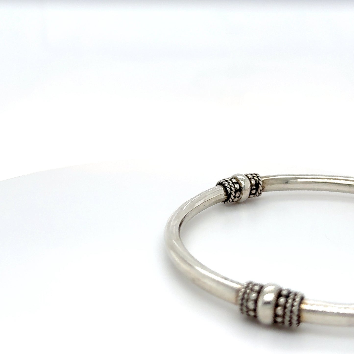 925 Sterling Silver Bangle; 16.3g