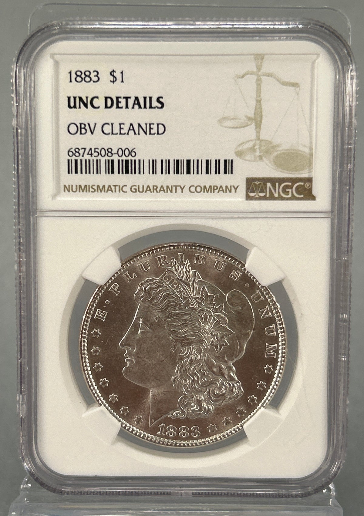 1883 NGC Morgan Dollar
