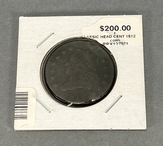 1812 Classic Head Cent