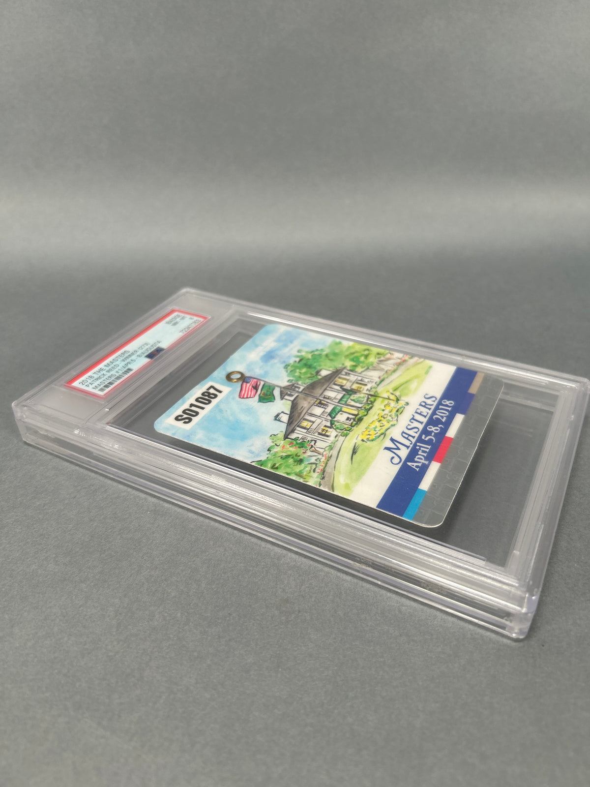 2018 The Masters Badge PSA 8