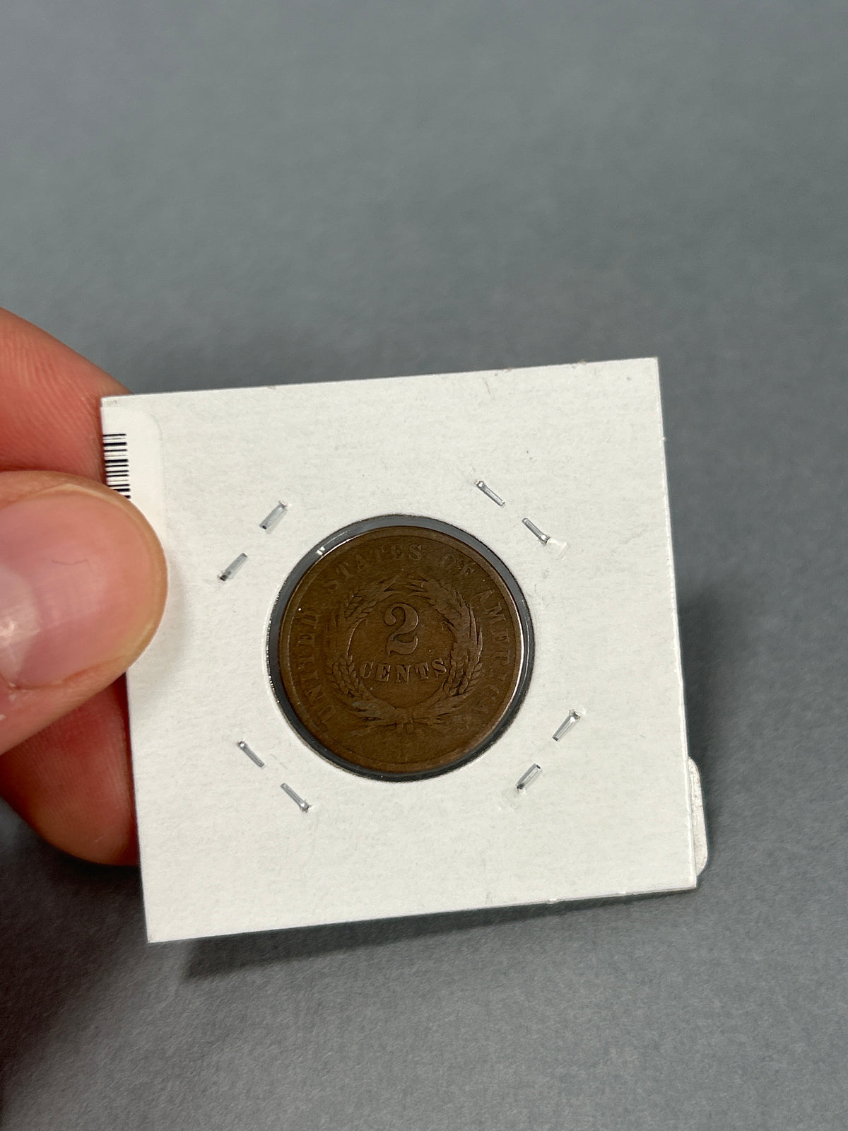 1864 2 Cent Coin