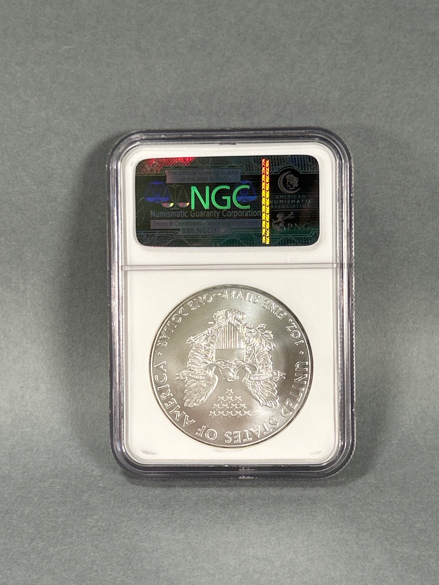 NGC Graded 2010 $1 Silver Eagle MS 69