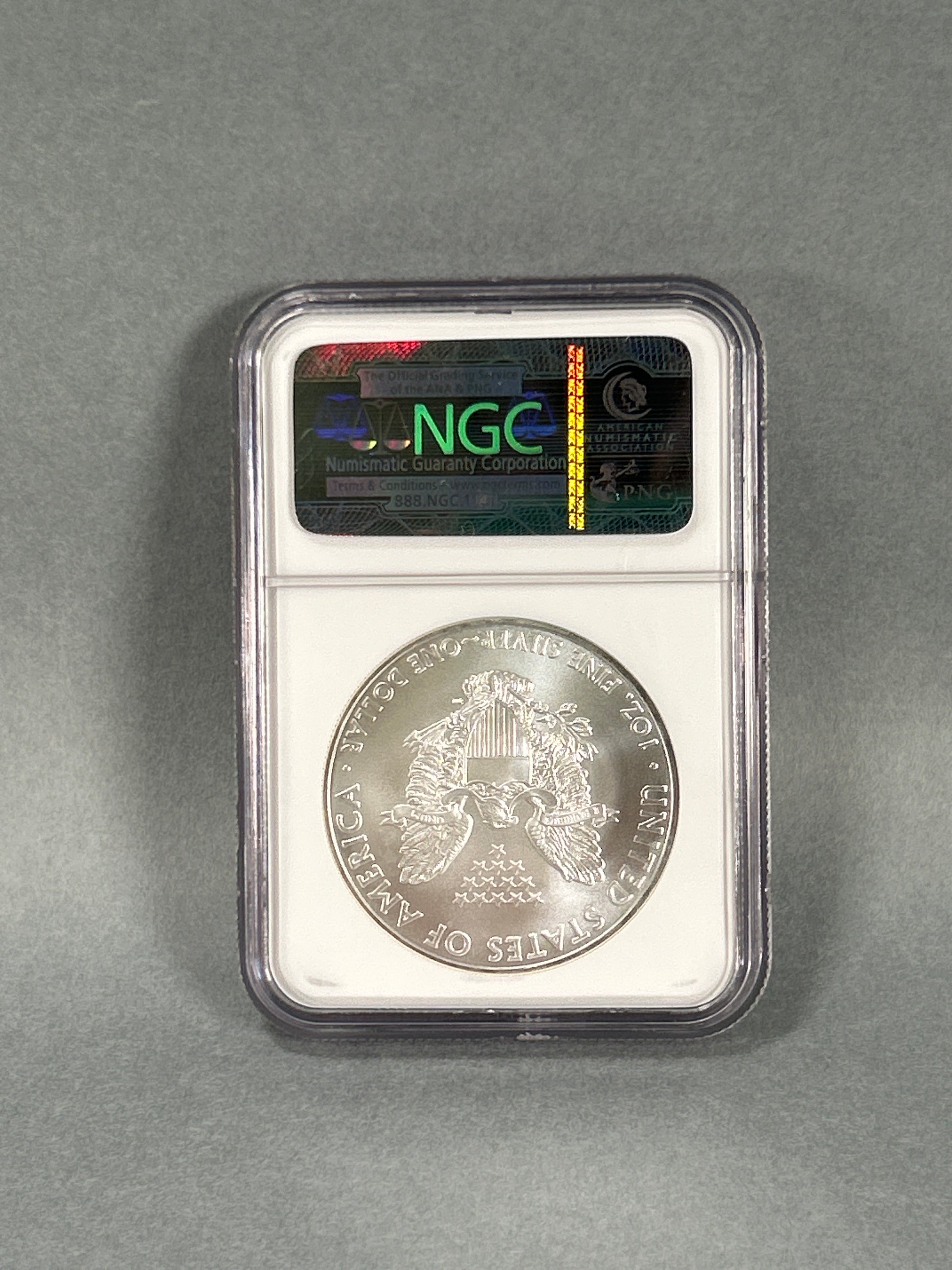 NGC Graded 2010 $1 Silver Eagle MS 69