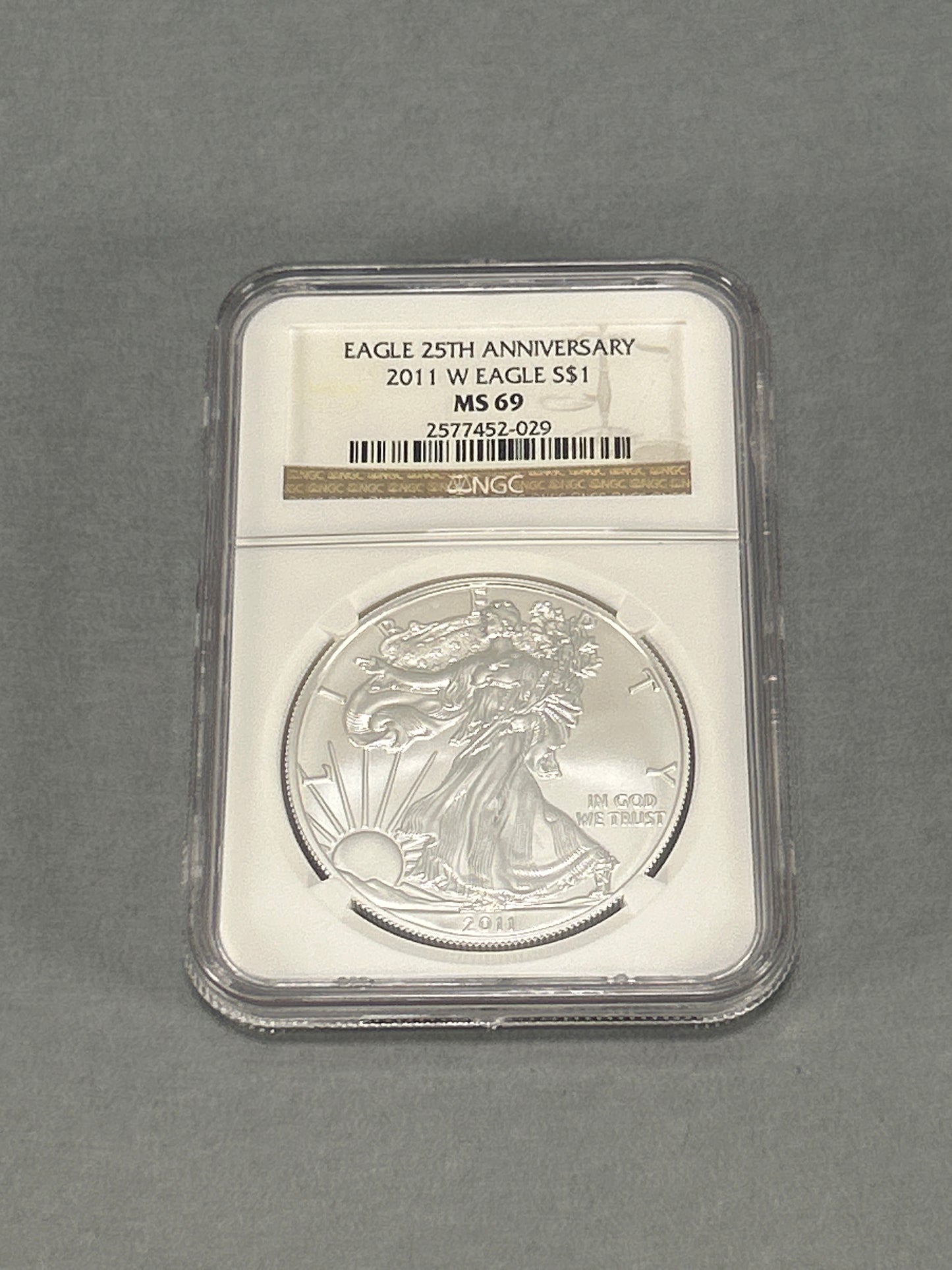 NGC Graded 2011 $1 Silver Eagle MS 69