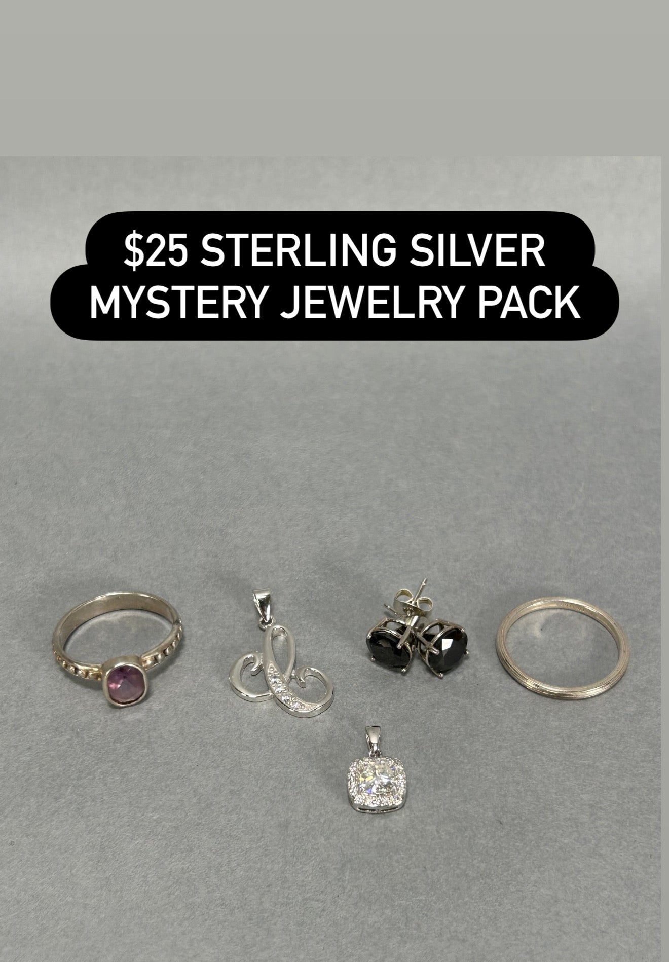 Mystery 925 Sterling Silver Jewelry Pack (Wearable Jewelry)