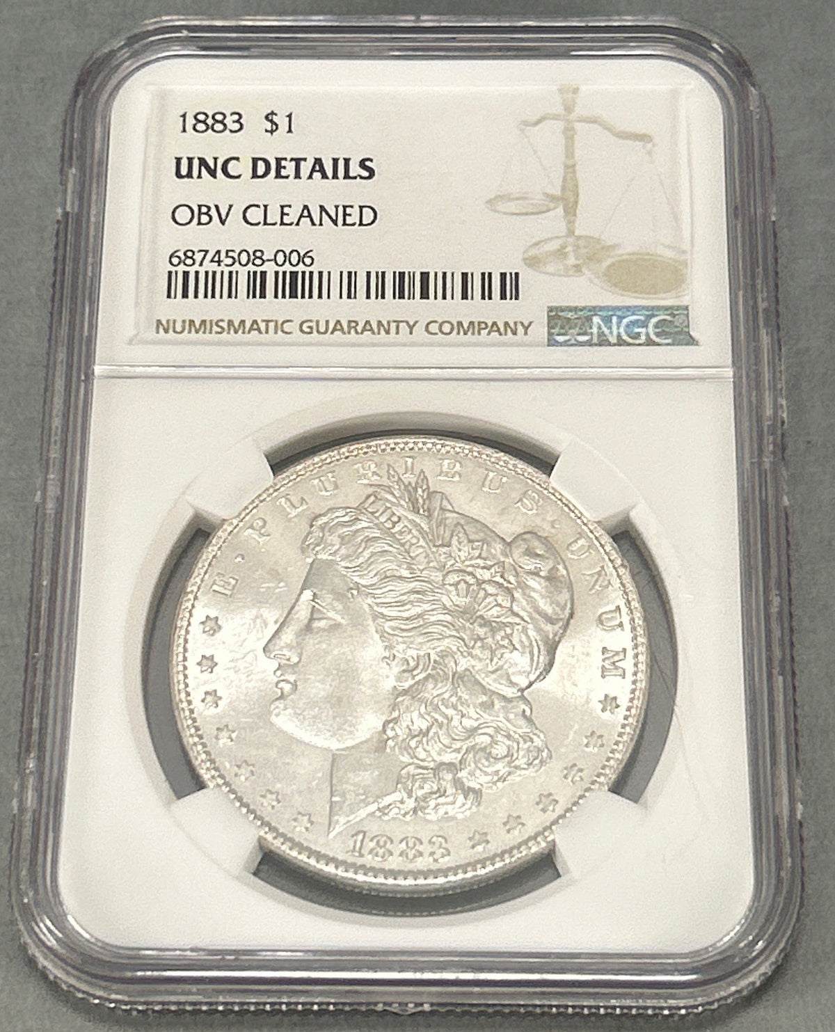 1883 NGC Morgan Dollar