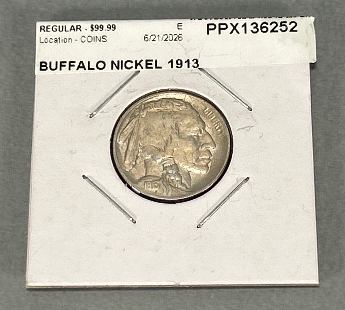 1913 Buffalo Nickel
