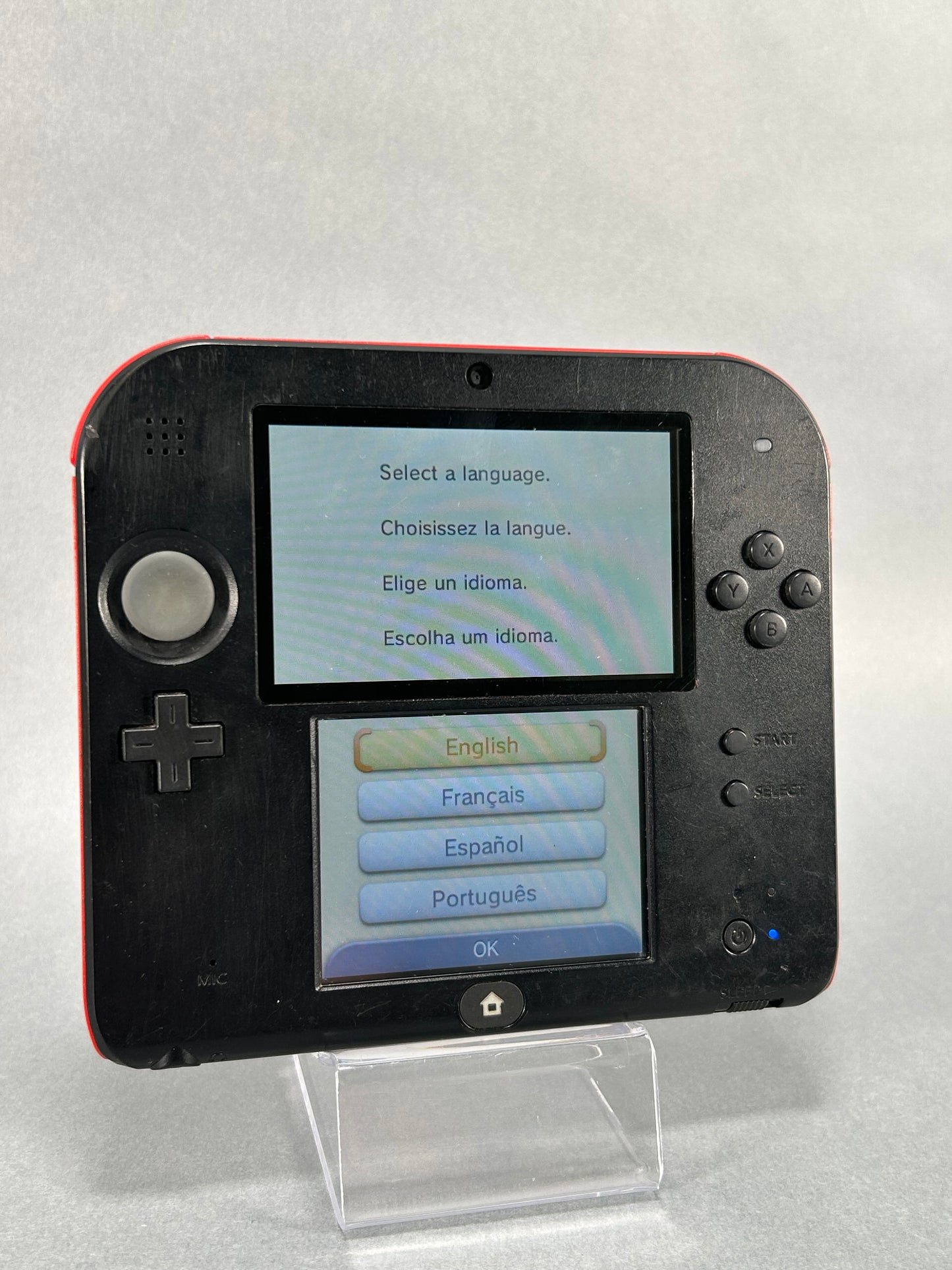 Nintendo 2DS WAP-002 W/Charger - Black