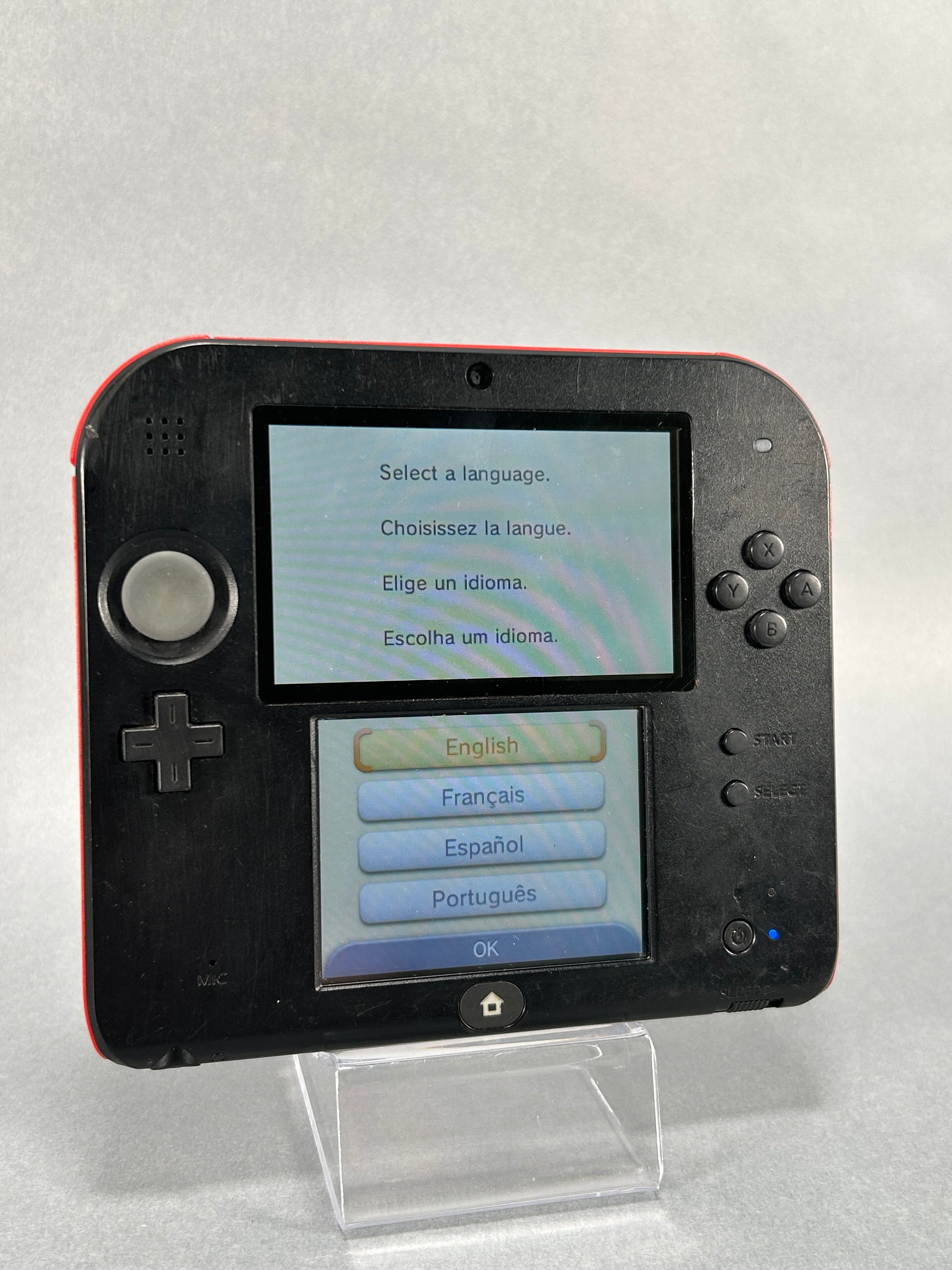 Nintendo 2DS WAP-002 W/Charger - Black