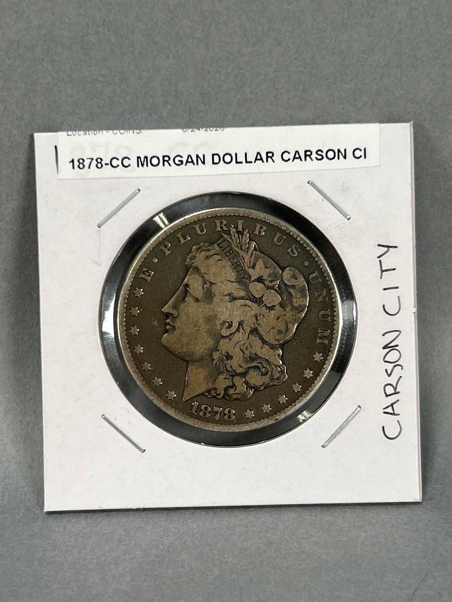 1878-CC Carson City Morgan Silver Dollar