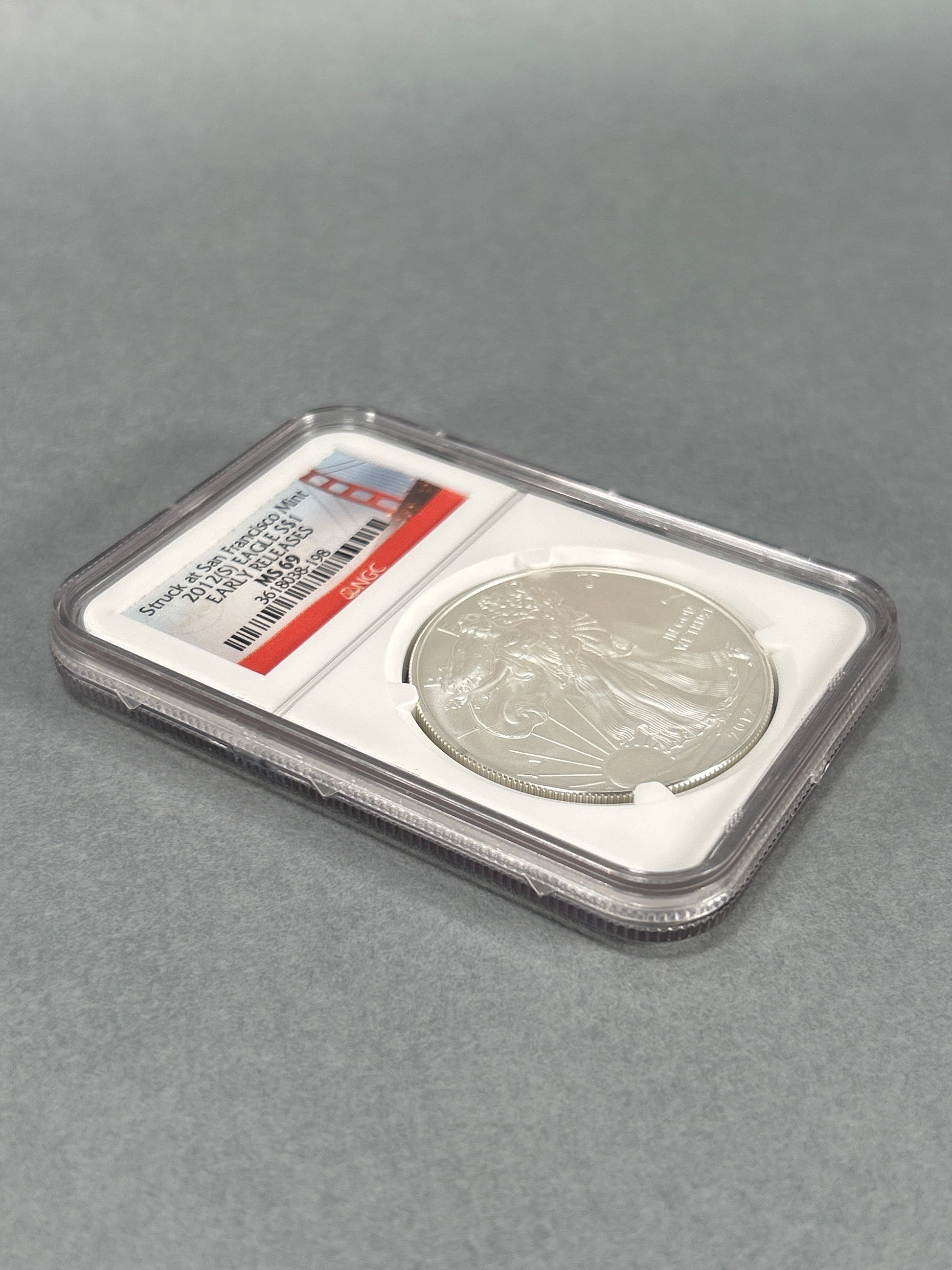 NGC Graded 2012 $1 Silver Eagle MS 69