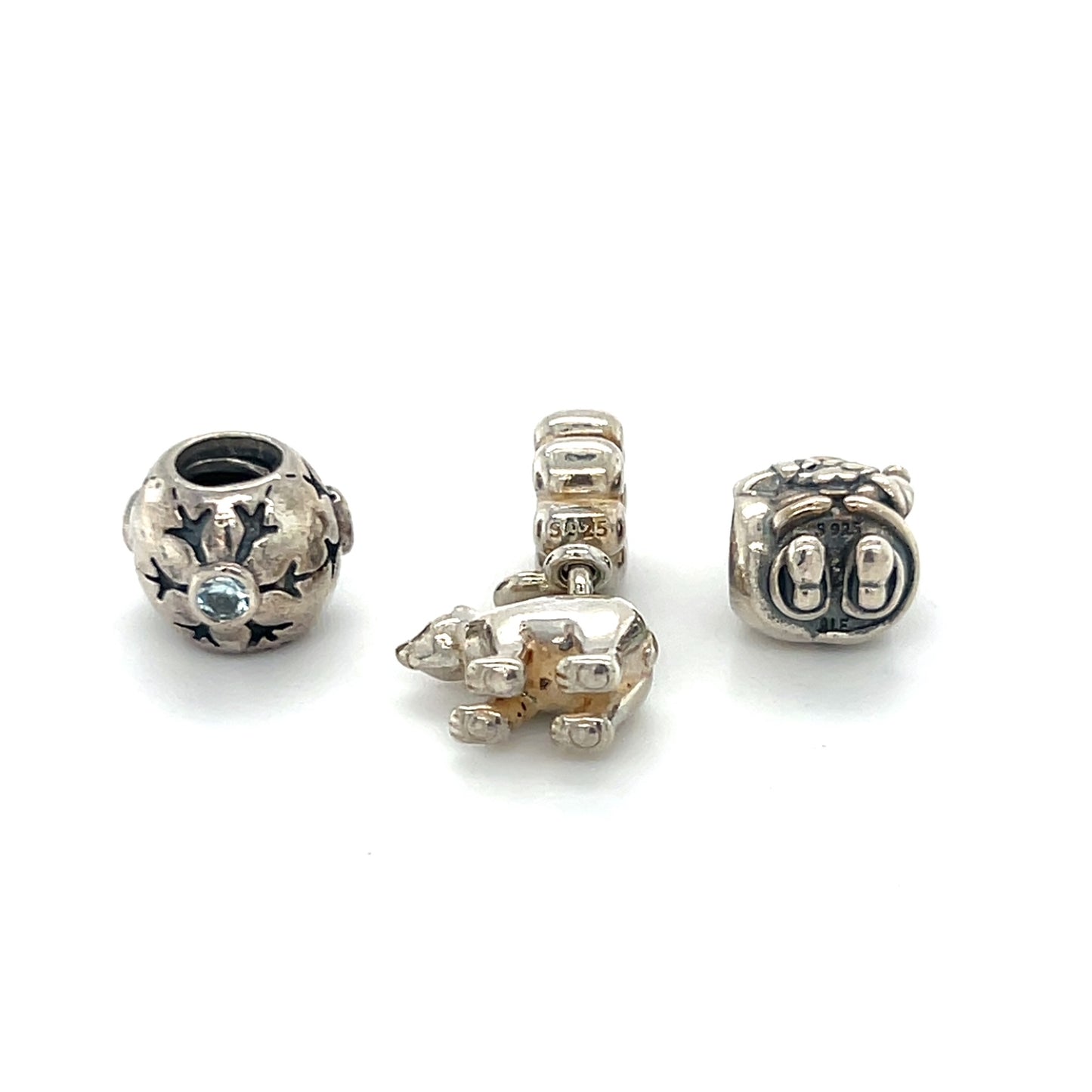 Authentic Pandora Christmas Bead Set (3 Beads)