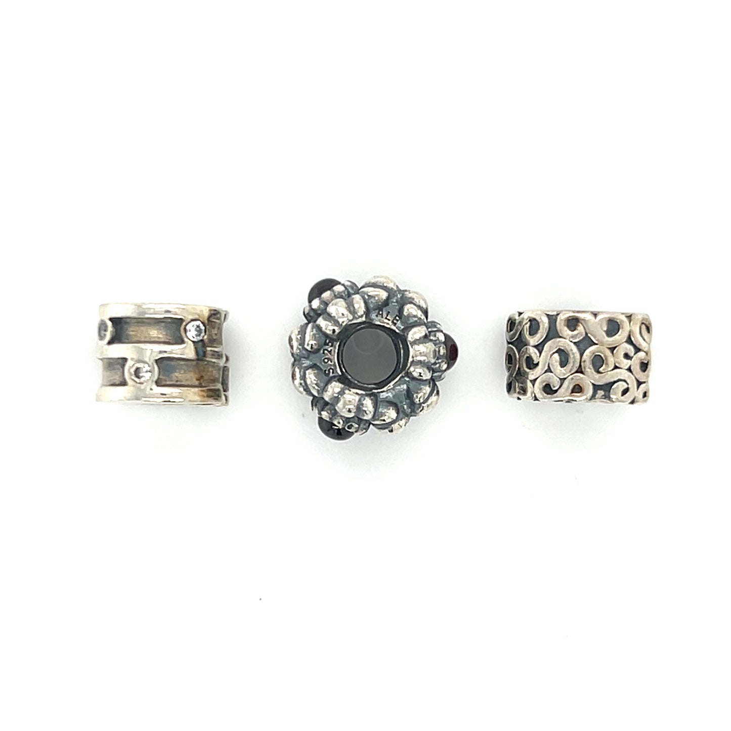 Authentic Pandora Red Accent Bead Set (3 Beads)