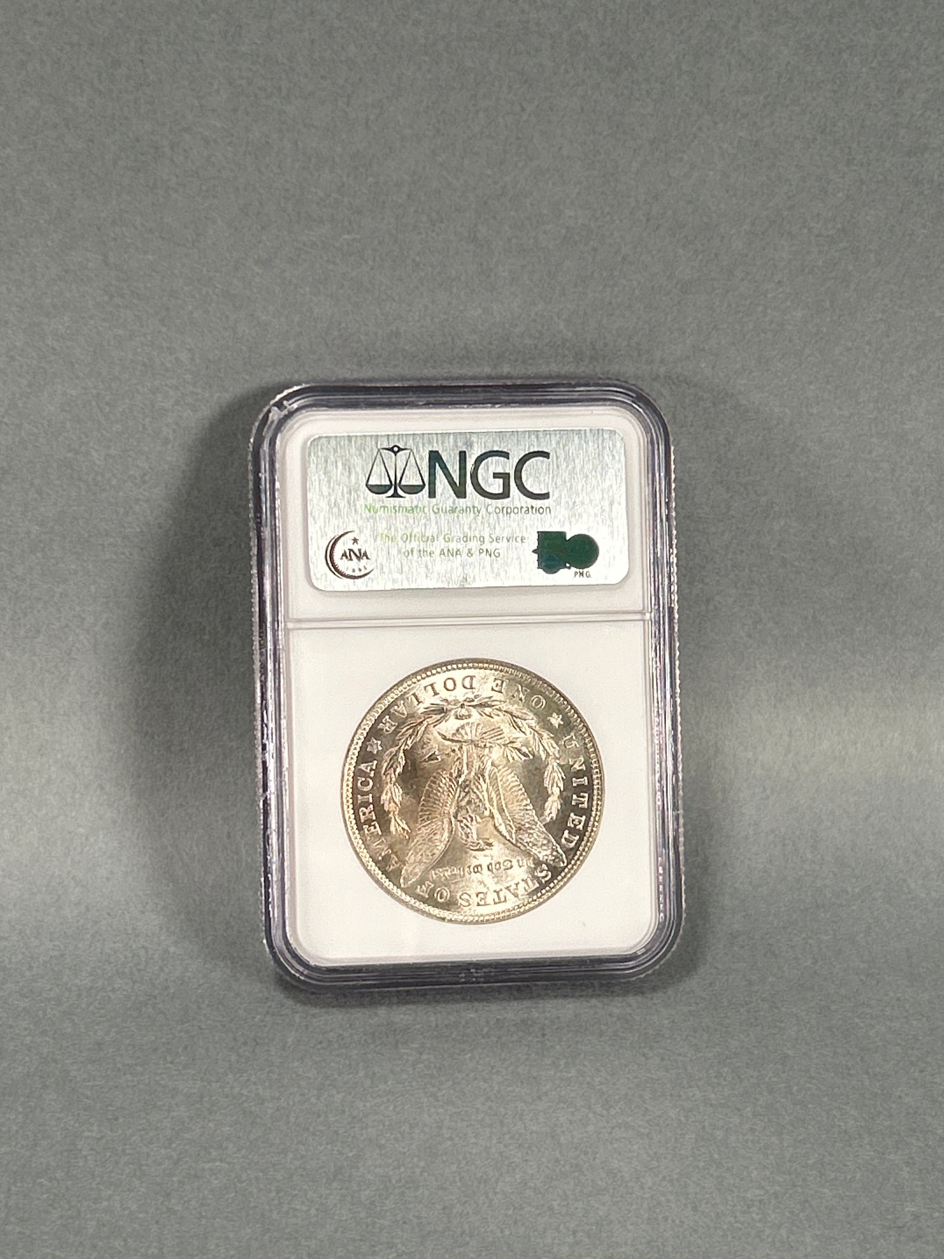NGC Graded 1921 Silver Morgan Dollar