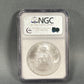 NGC Graded 2008 $1 Silver Eagle MS 69