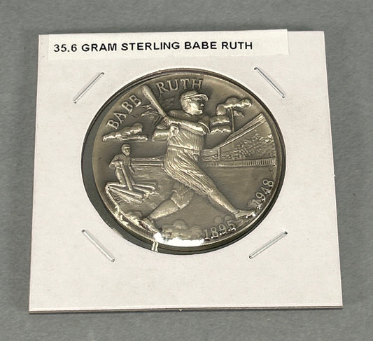 Sterling Silver Babe Ruth Coin