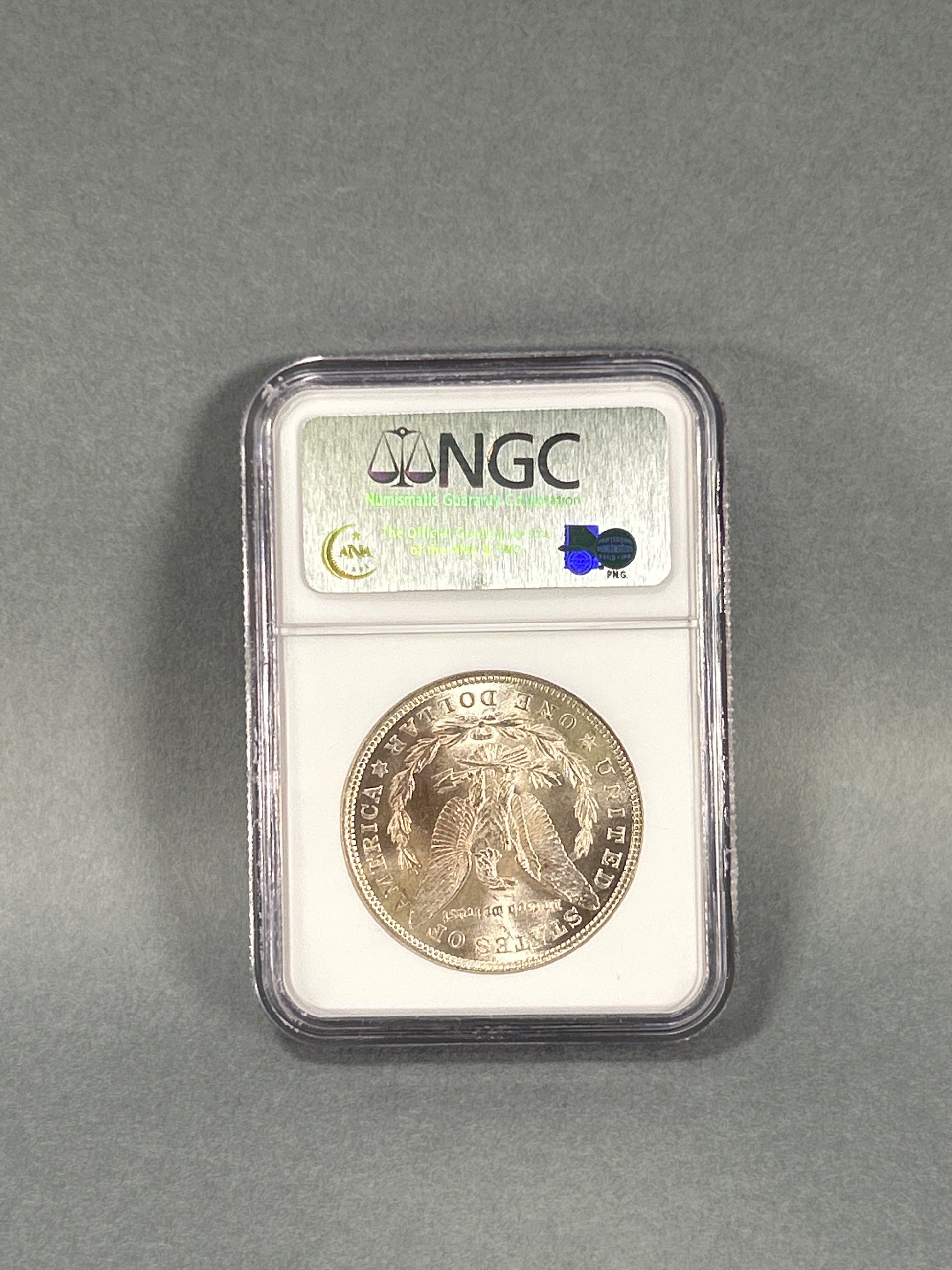 NGC Graded 1921 Silver Morgan Dollar