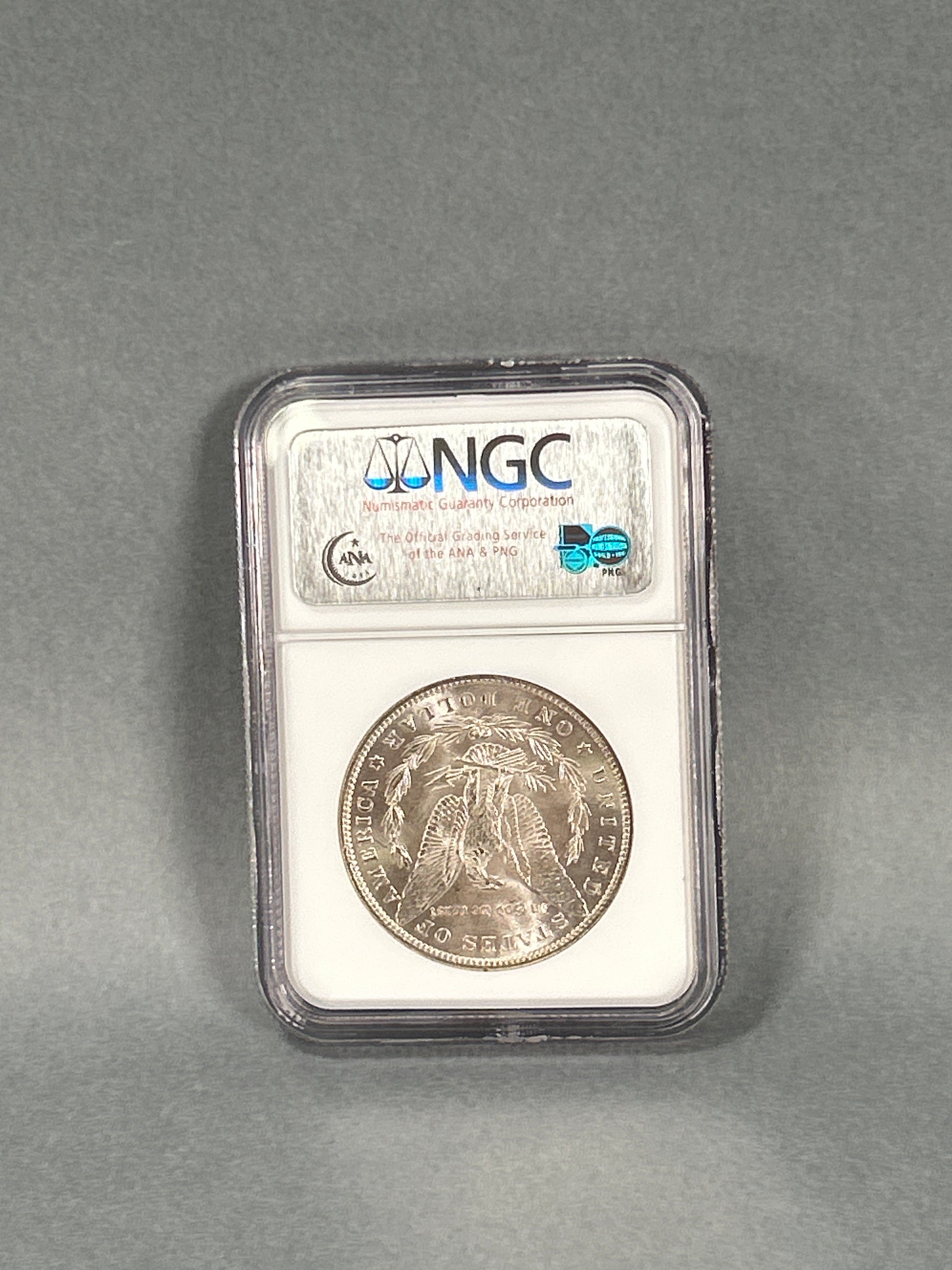 NGC Graded 1885-O Silver Morgan Dollar MS 63