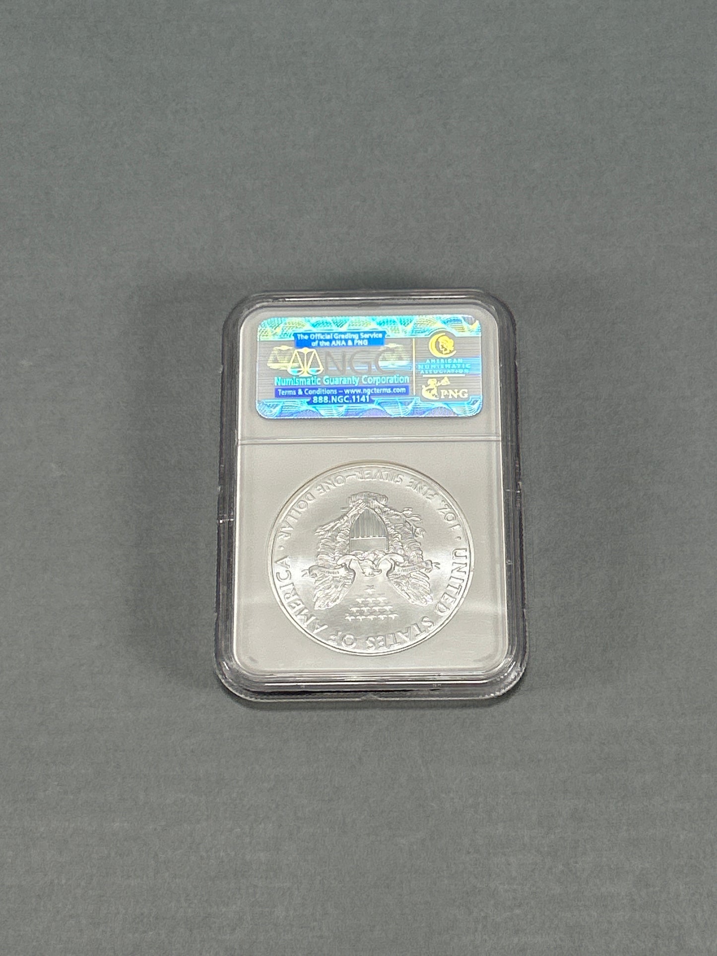 NGC Graded 2010 $1 Silver Eagle MS 69