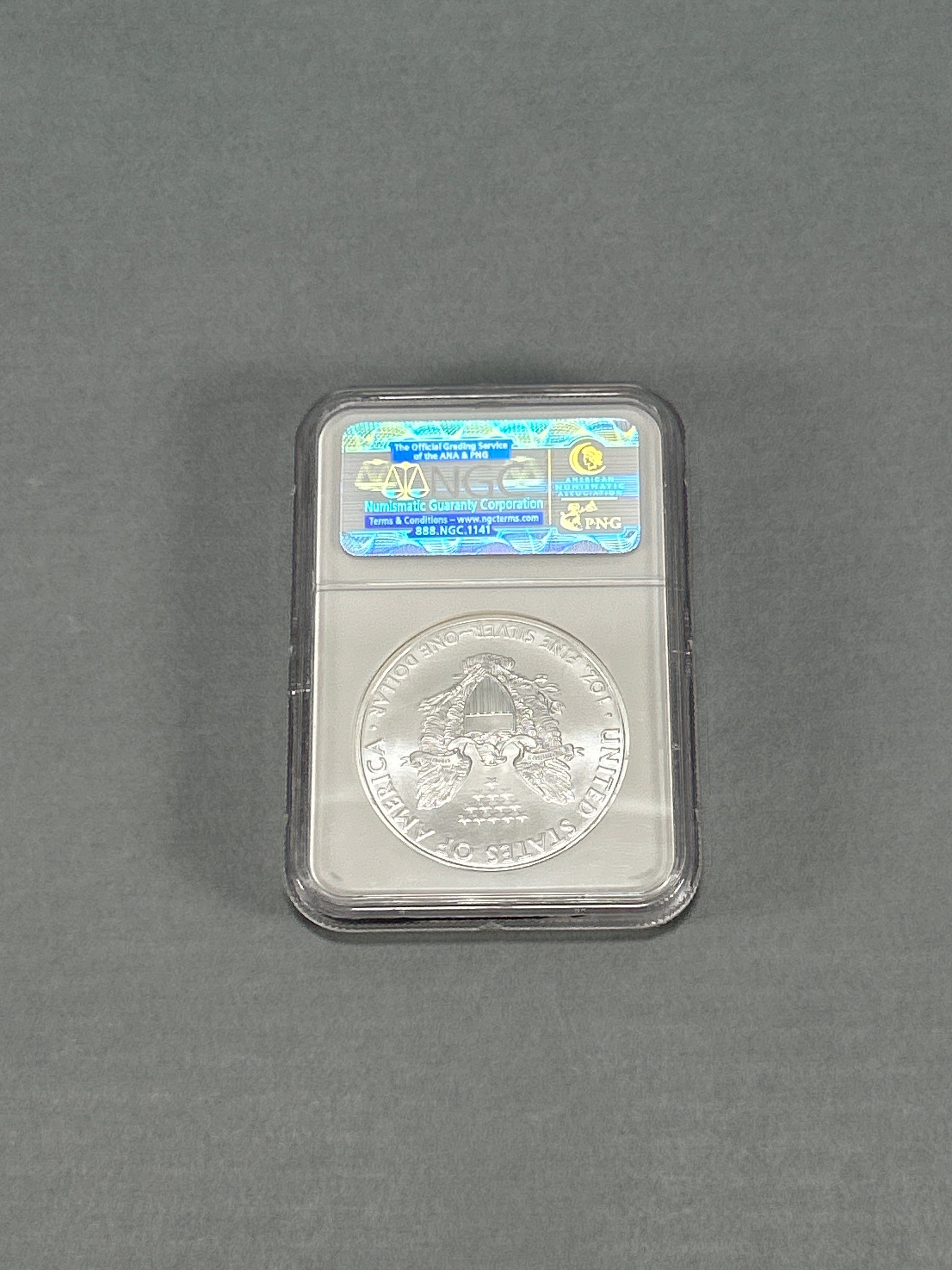 NGC Graded 2010 $1 Silver Eagle MS 69