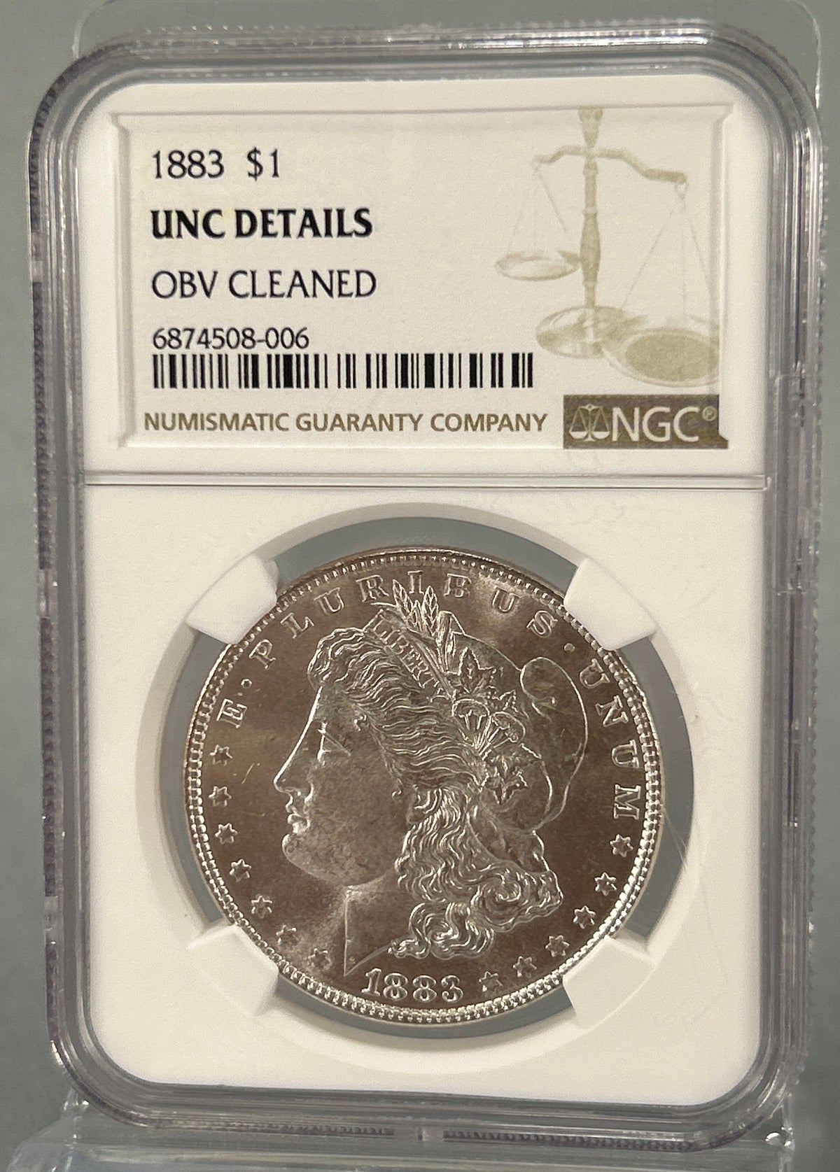 1883 NGC Morgan Dollar