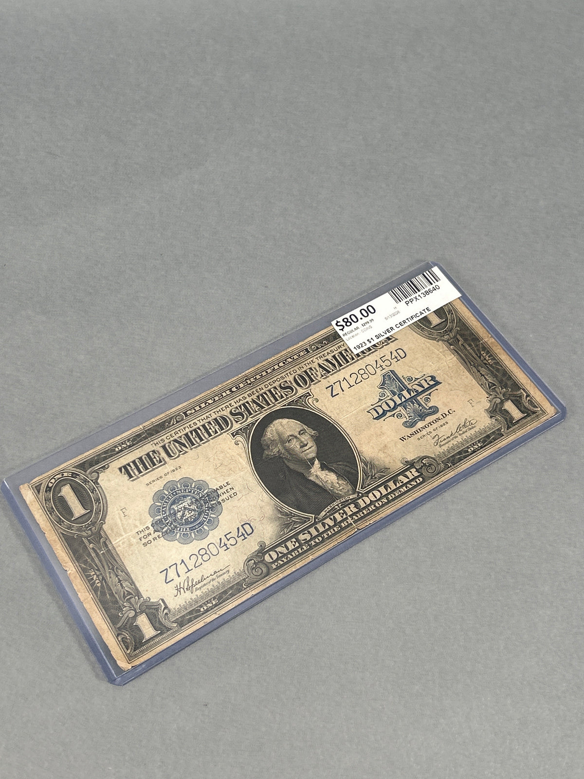 1923 $1 Silver Certificate