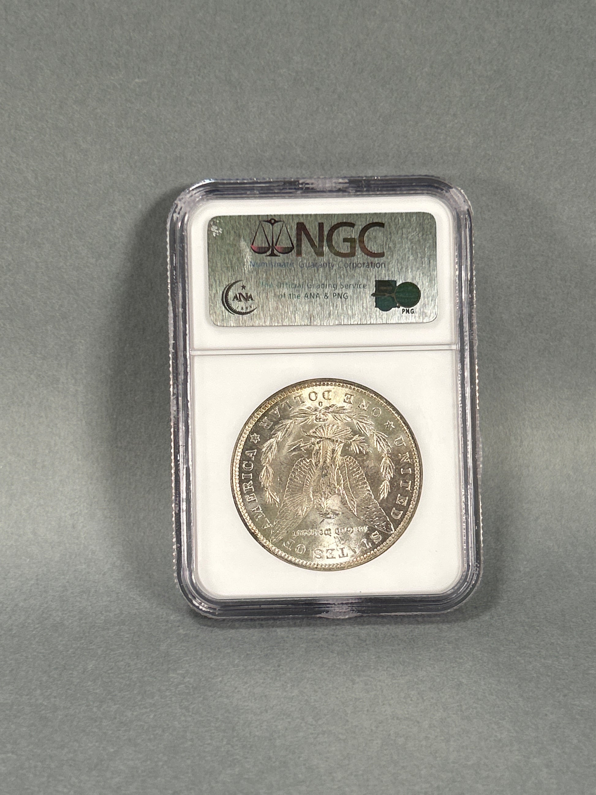 NGC Graded 1884-O Silver Morgan Dollar MS 63