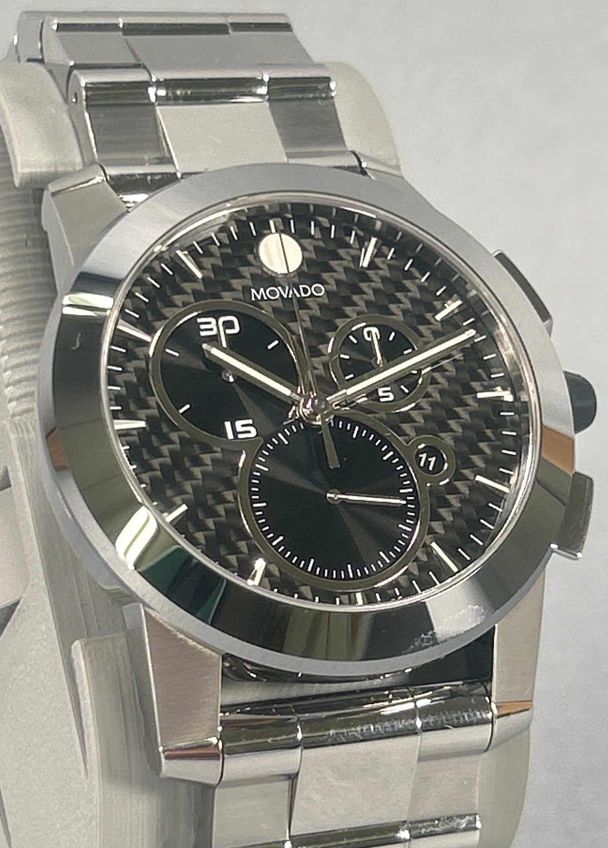 Movado Vizio Carbon Fiber Chrono Watch