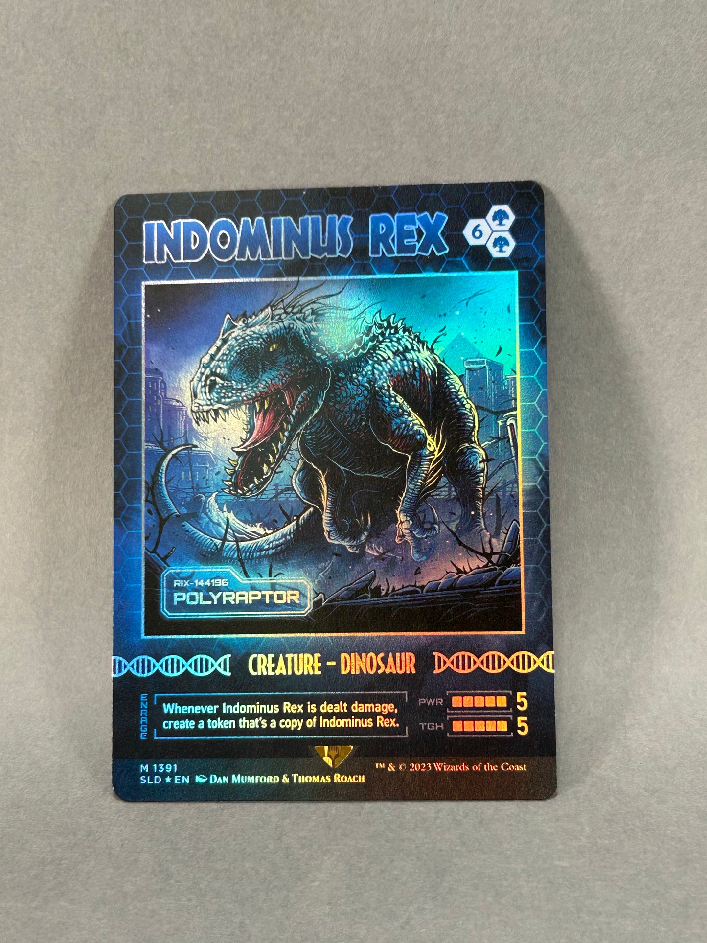 MTG Indominus Rex (Foil) | Jurassic World Collection | Magic: The Gathering #1391