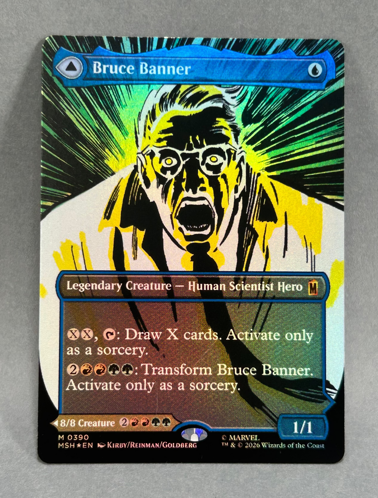MTG The Incredible Hulk-FOIL | Marvel | Magic: The Gathering #0390