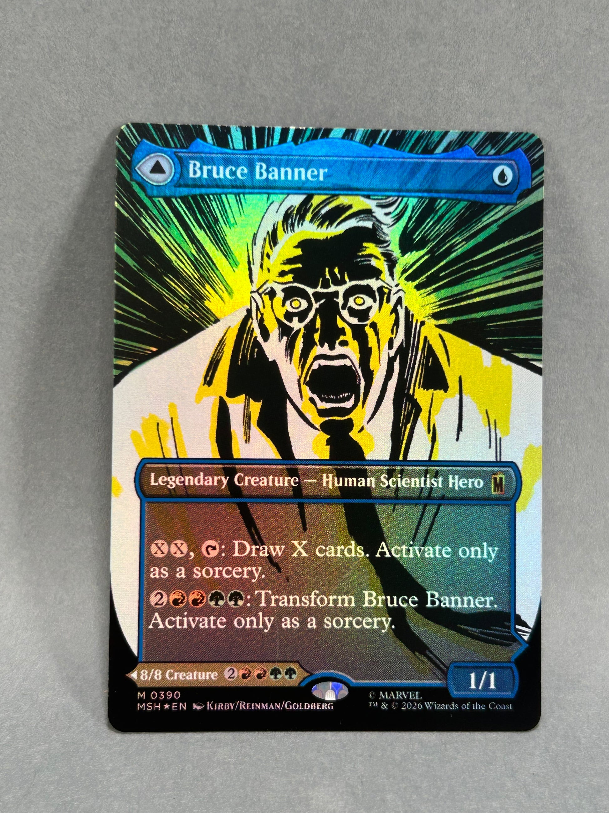 MTG The Incredible Hulk-FOIL | Marvel | Magic: The Gathering #0390
