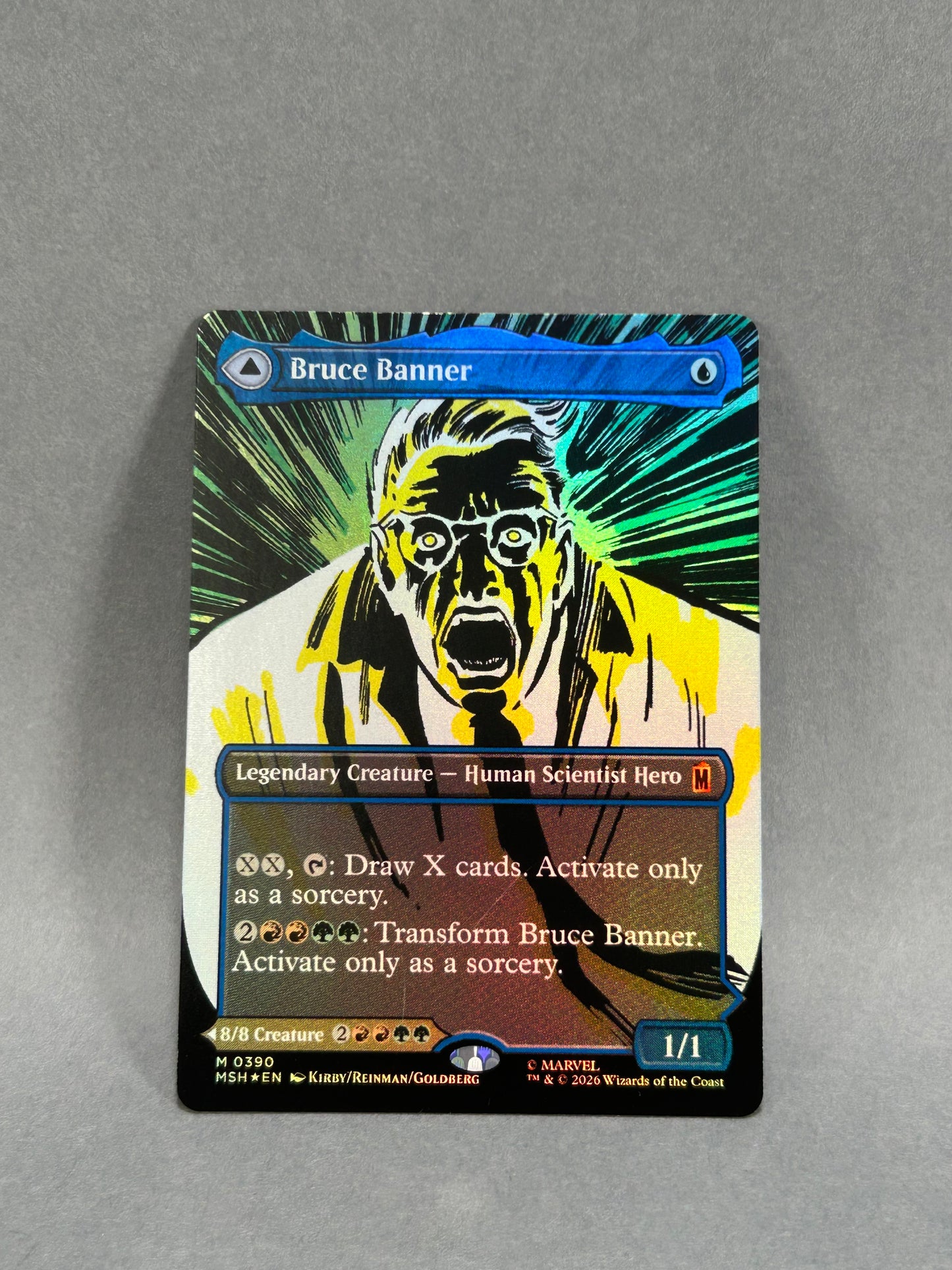 MTG The Incredible Hulk-FOIL | Marvel | Magic: The Gathering #0390