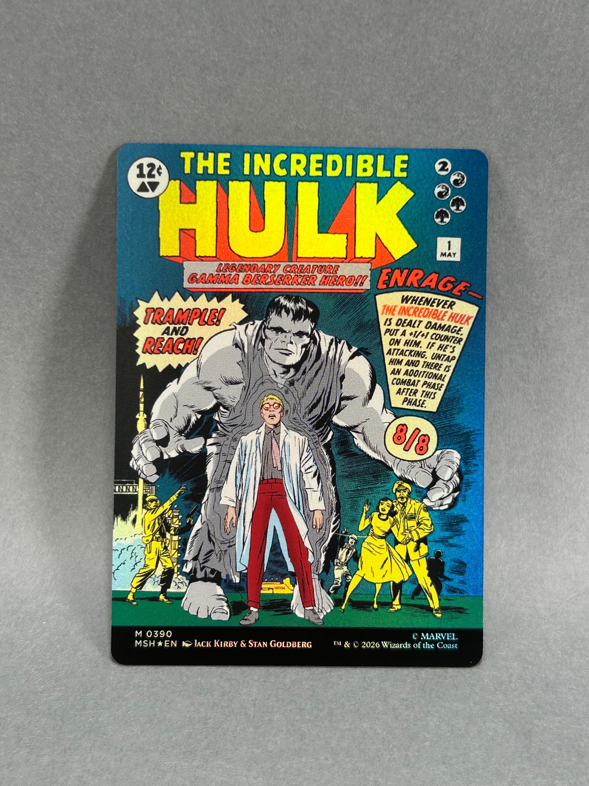 MTG The Incredible Hulk-FOIL | Marvel | Magic: The Gathering #0390