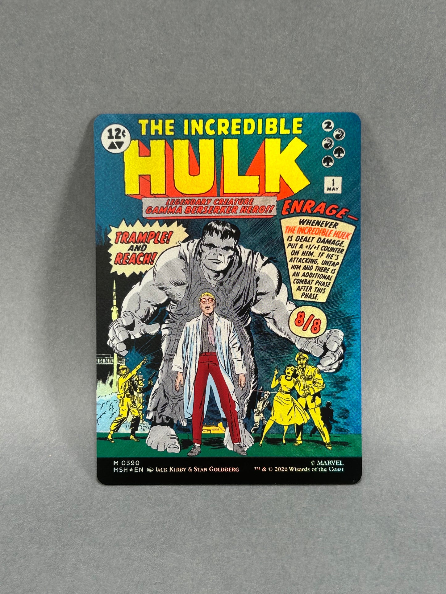 MTG The Incredible Hulk-FOIL | Marvel | Magic: The Gathering #0390