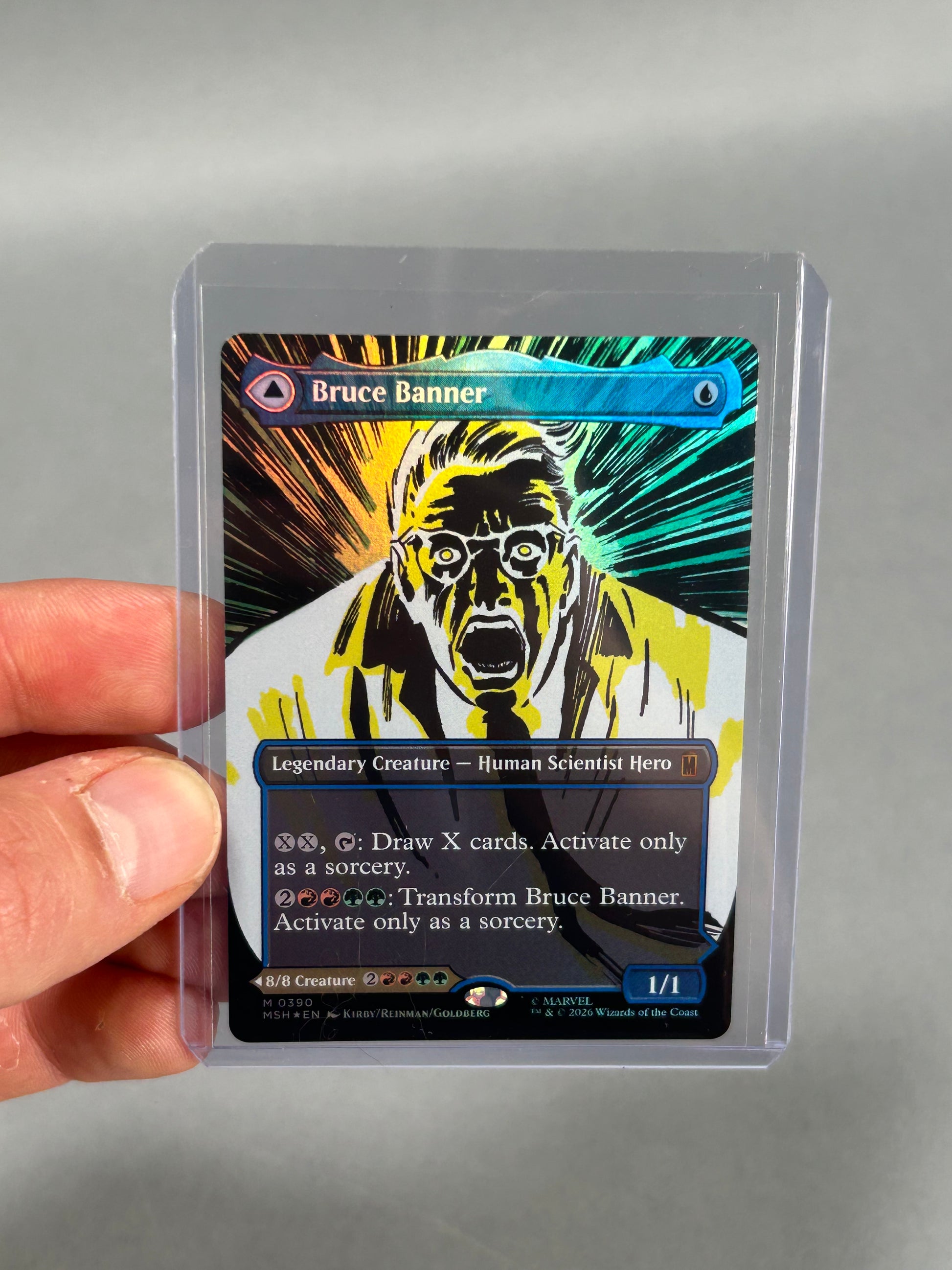 MTG The Incredible Hulk-FOIL | Marvel | Magic: The Gathering #0390