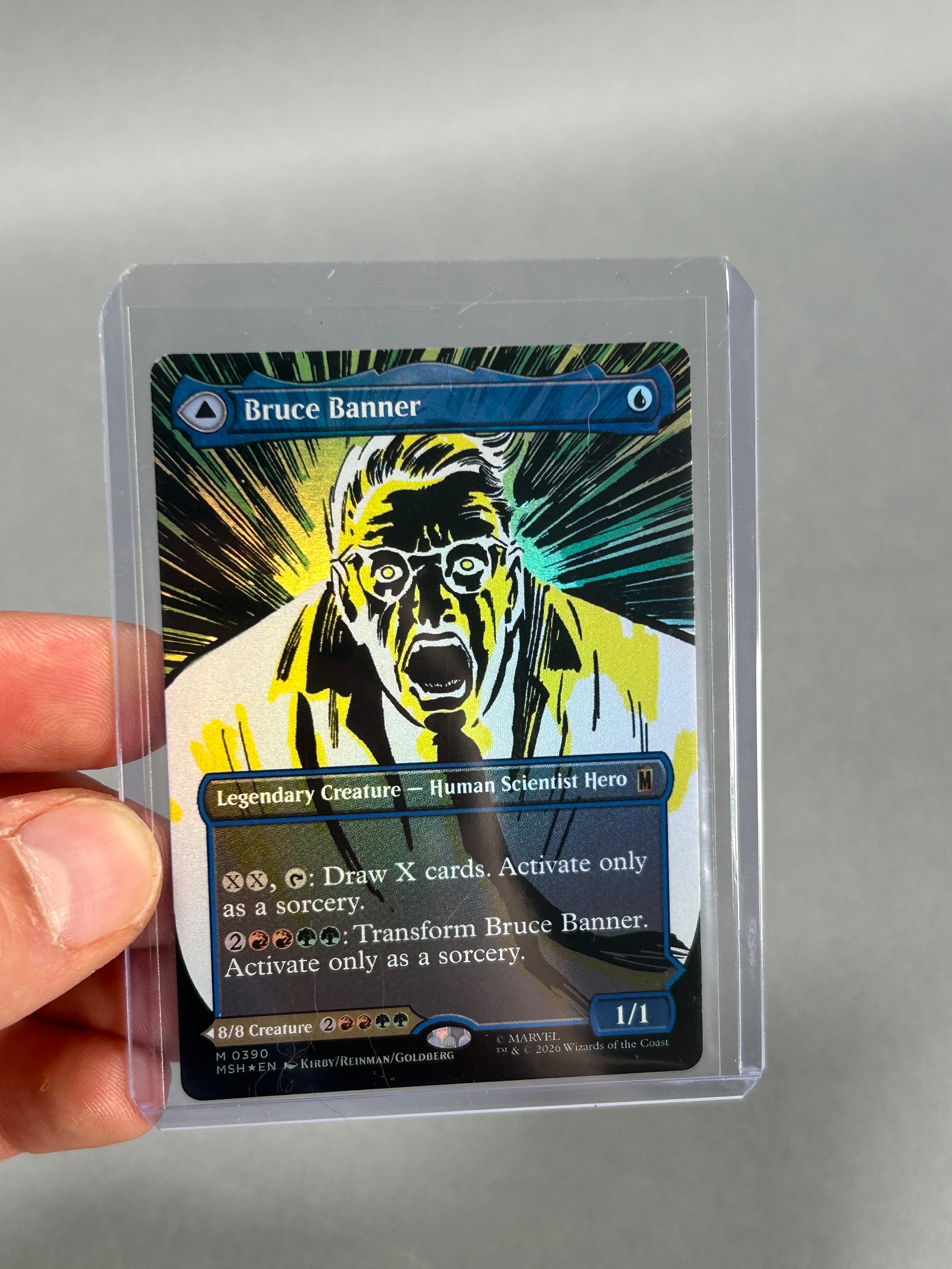 MTG The Incredible Hulk-FOIL | Marvel | Magic: The Gathering #0390