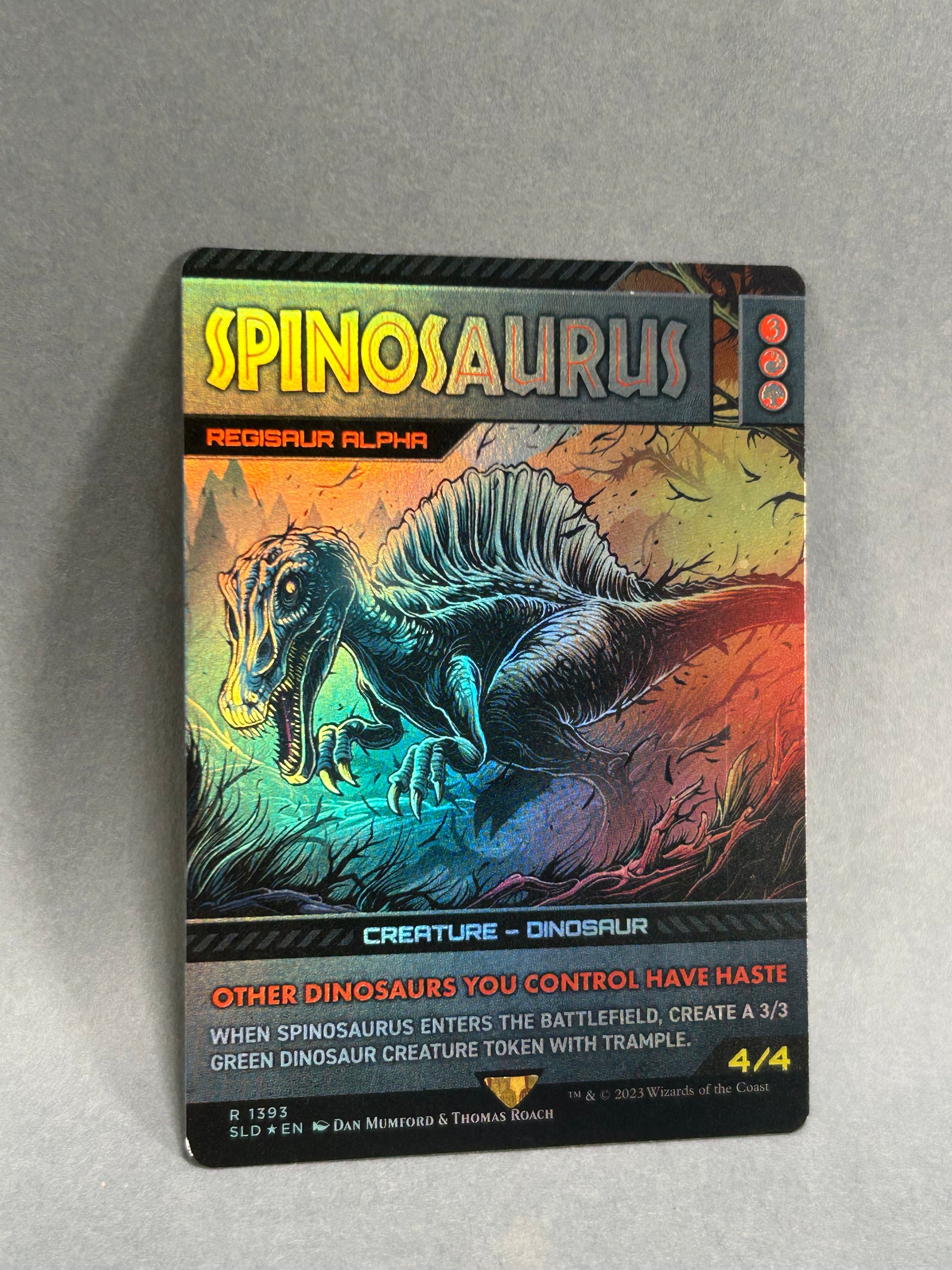 MTG Spinosaurus (Foil) | Jurassic World Collection | Magic: The Gathering #1393