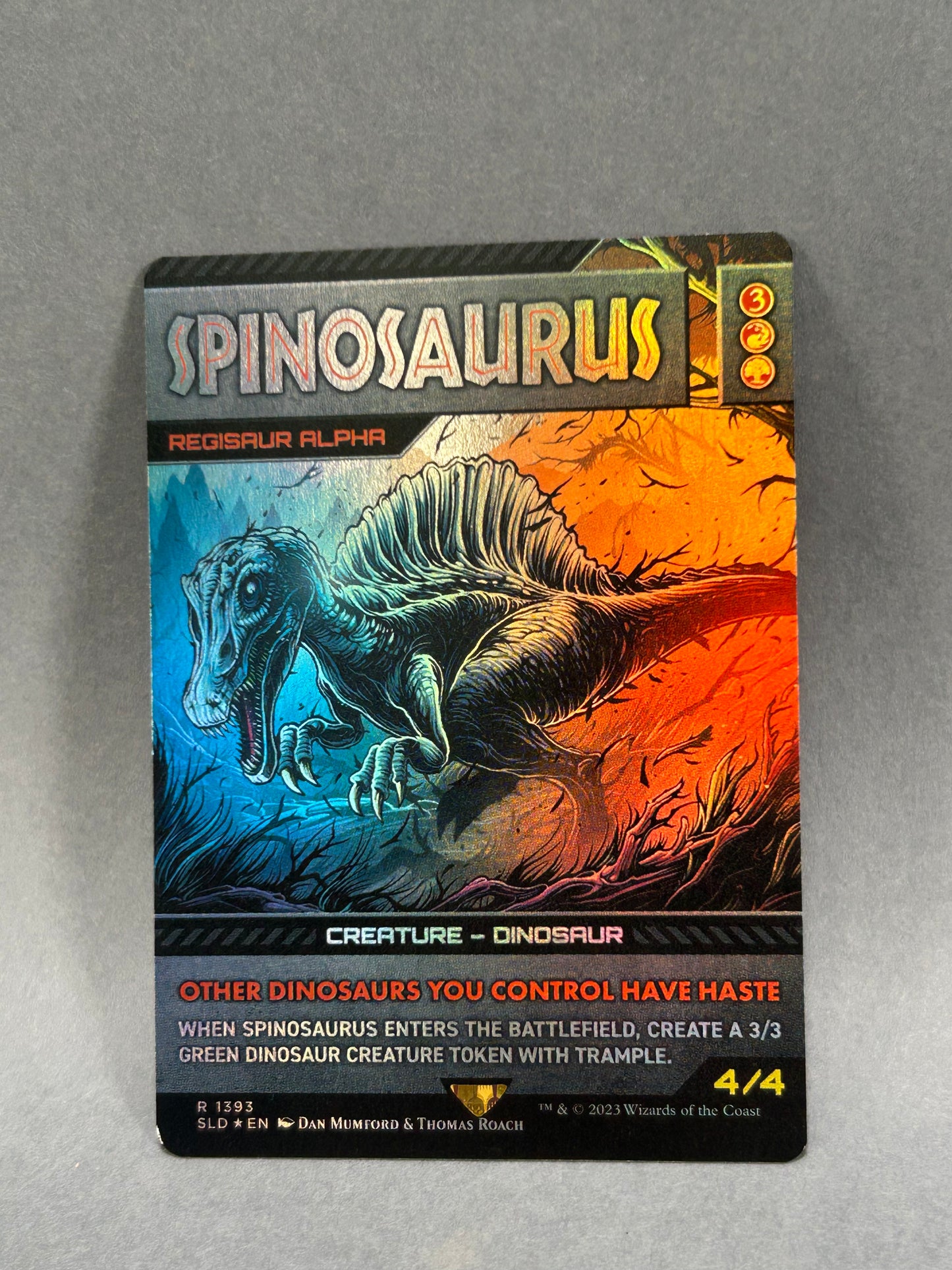 MTG Spinosaurus (Foil) | Jurassic World Collection | Magic: The Gathering #1393