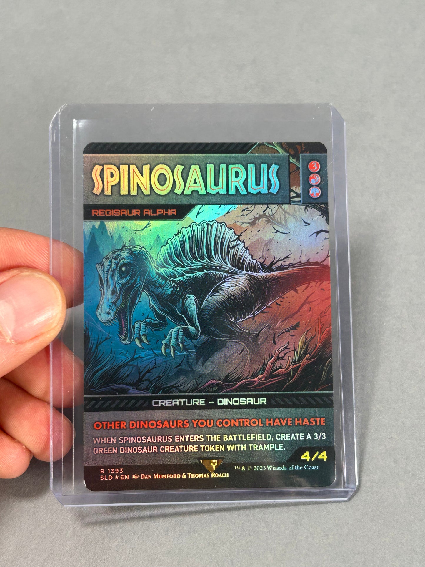 MTG Spinosaurus (Foil) | Jurassic World Collection | Magic: The Gathering #1393