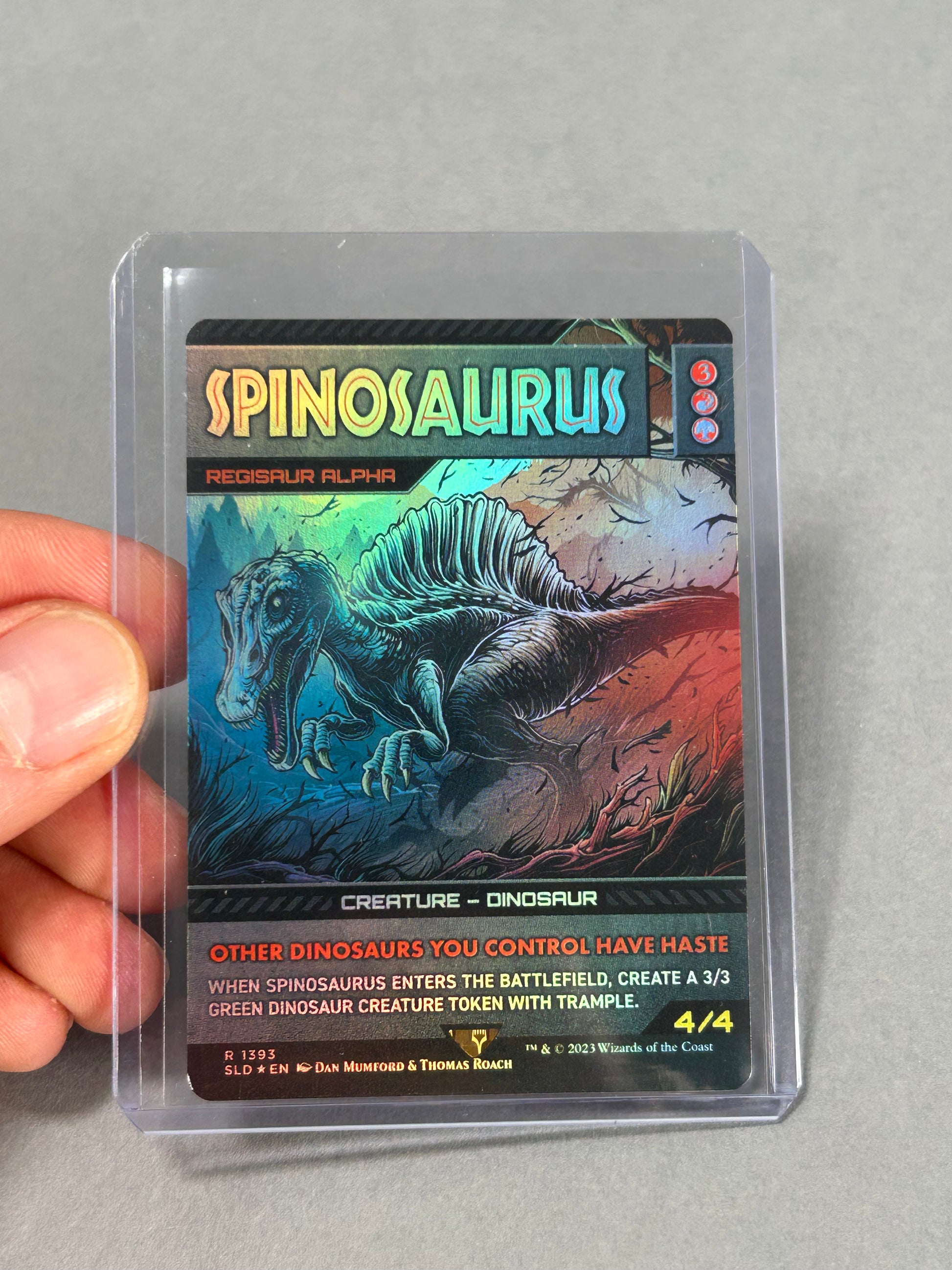 MTG Spinosaurus (Foil) | Jurassic World Collection | Magic: The Gathering #1393