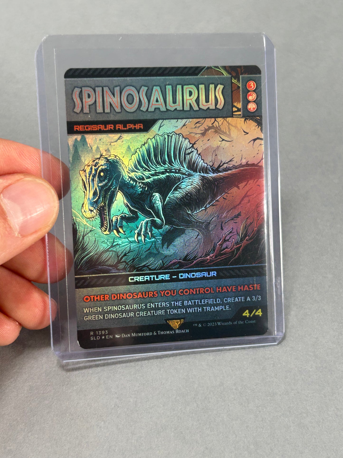 MTG Spinosaurus (Foil) | Jurassic World Collection | Magic: The Gathering #1393