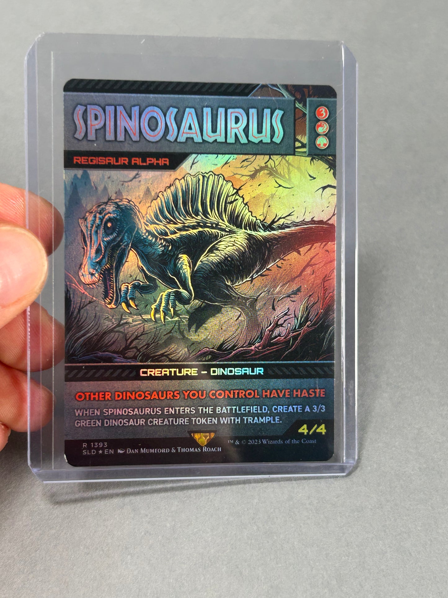 MTG Spinosaurus (Foil) | Jurassic World Collection | Magic: The Gathering #1393