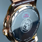 Citizen BU2013-08E: Corso Men's Eco-Drive Rose Gold Leather Band Watch