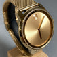 MOVADO Bold Evolution 2.0: 40mm Watch Gold-Tone Case/Dial/Mesh Band
