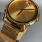 MOVADO Bold Evolution 2.0: 40mm Watch Gold-Tone Case/Dial/Mesh Band