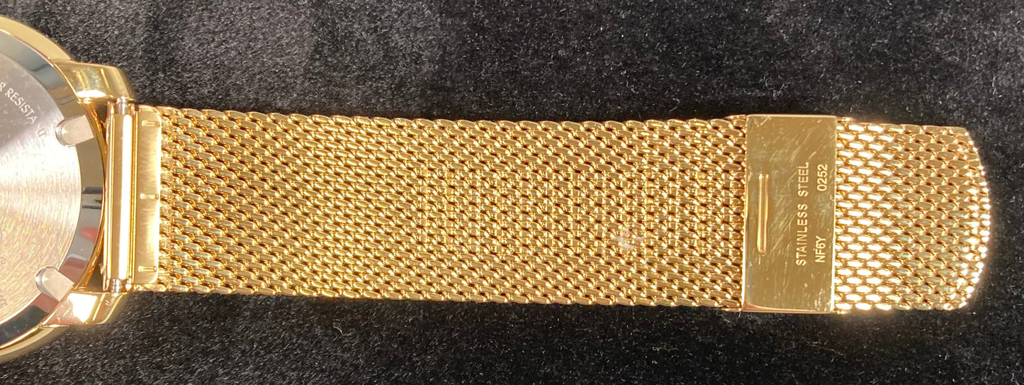 MOVADO Bold Evolution 2.0: 40mm Watch Gold-Tone Case/Dial/Mesh Band
