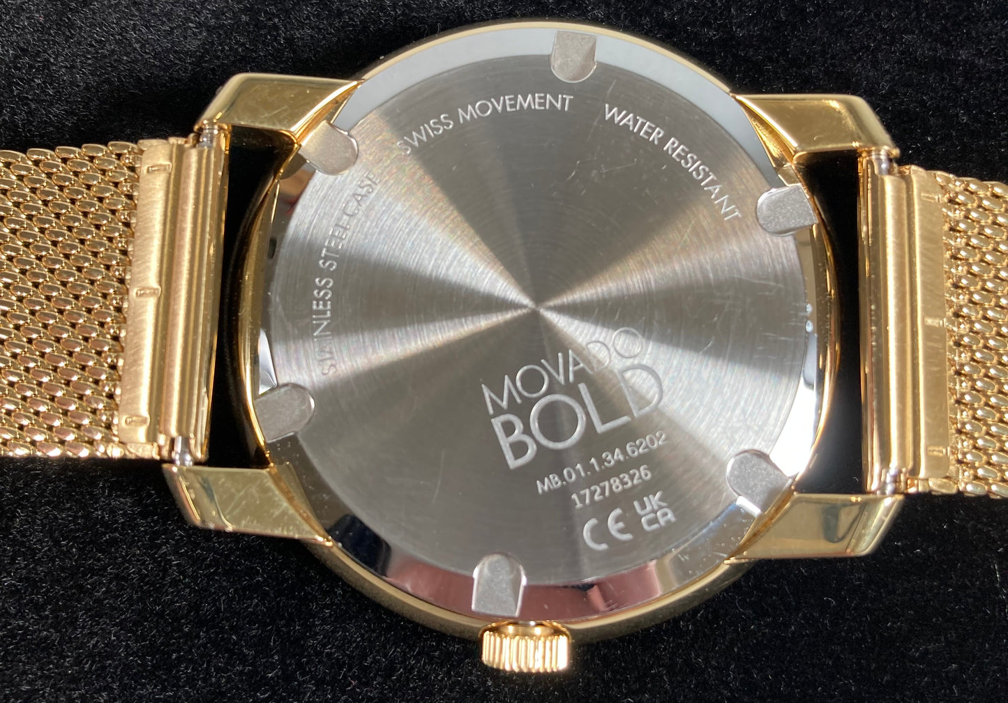 MOVADO Bold Evolution 2.0: 40mm Watch Gold-Tone Case/Dial/Mesh Band