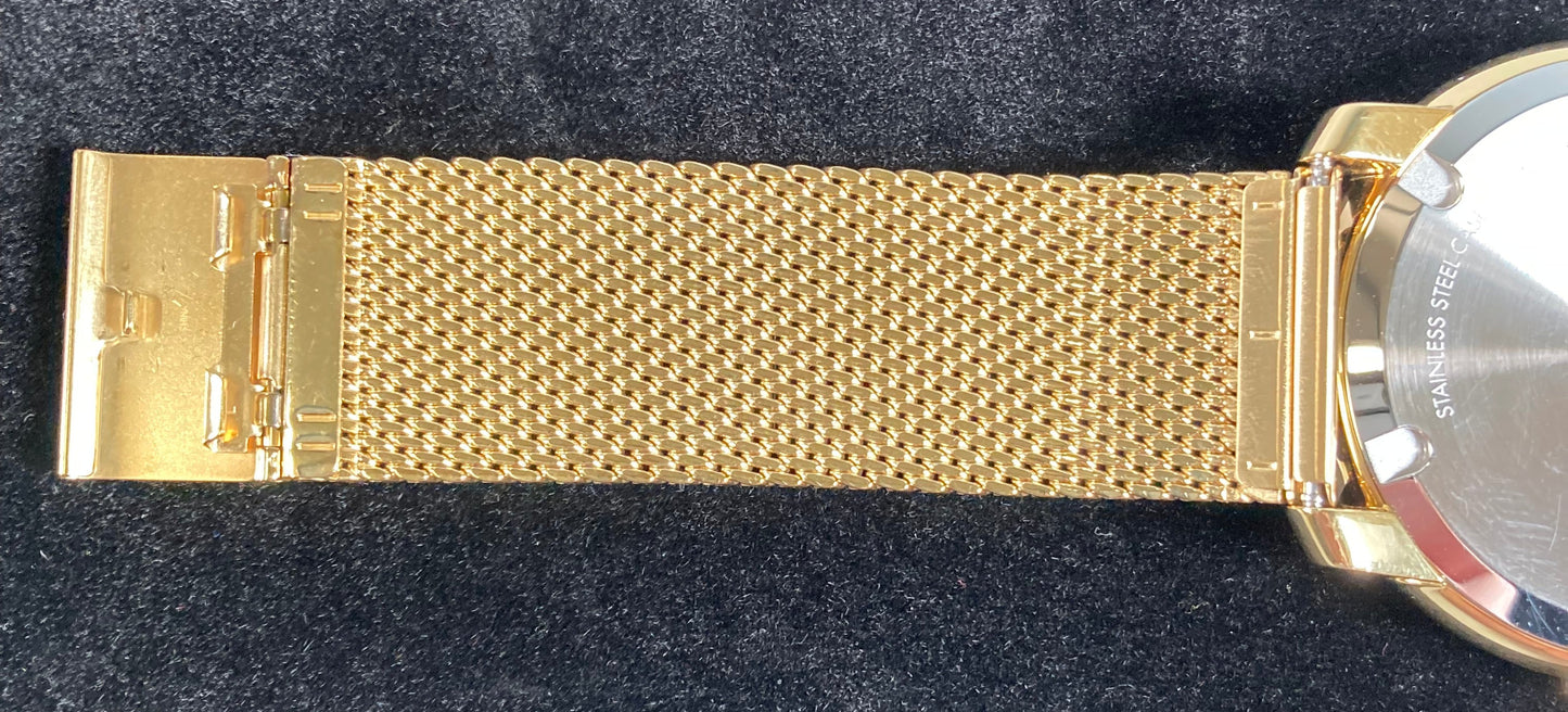 MOVADO Bold Evolution 2.0: 40mm Watch Gold-Tone Case/Dial/Mesh Band